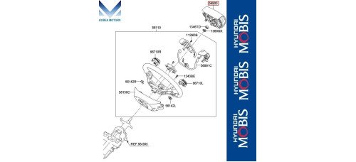 AIRBAG MODULE PASSENGER FOR HYUNDAI IX55 2006-15